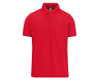Polo classique unisexe en coton à manches courtes 180 g/m² B&C couleur rouge