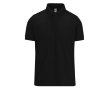 Polo classique unisexe en coton à manches courtes 180 g/m² B&C couleur noir