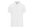 Polo classique unisexe en coton à manches courtes 180 g/m² B&C couleur blanc