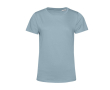 T-shirt pour femme en coton biologique à manches courtes 150 g/m² B&C couleur bleu gris