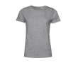 T-shirt pour femme en coton biologique à manches courtes 150 g/m² B&C couleur gris clair
