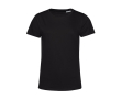 T-shirt pour femme en coton biologique à manches courtes 150 g/m² B&C couleur noir
