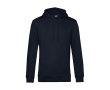 Sweat moderne en coton biologique avec capuche 280 g/m² B&C couleur bleu marine