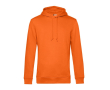 Sweat moderne en coton biologique avec capuche 280 g/m² B&C couleur orange foncé
