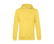 Sweat moderne en coton biologique avec capuche 280 g/m² B&C couleur jaune