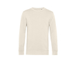 Sweat-shirt à col rond en coton biologique 280 g/m² B&C couleur blanc cassé