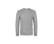 T-shirt pour homme à manches longues en coton 145 g/m² B&C couleur gris chiné