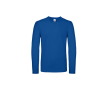 T-shirt pour homme à manches longues en coton 145 g/m² B&C couleur bleu roi