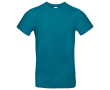 T-shirt pour homme en coton à manches courtes 185 g/m² B&C couleur bleu bondi