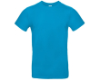T-shirt pour homme en coton à manches courtes 185 g/m² B&C couleur bleu lagon