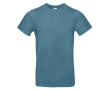 T-shirt pour homme en coton à manches courtes 185 g/m² B&C couleur bleu gris