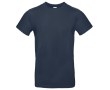 T-shirt pour homme en coton à manches courtes 185 g/m² B&C couleur bleu marine