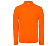 Polo pour homme à manches longues en coton 180 g/m² B&C couleur orange