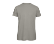 T-shirt pour homme en coton biologique à manches courtes 140 g/m² B&C couleur gris clair