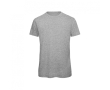 T-shirt pour homme en coton biologique à manches courtes 140 g/m² B&C couleur gris chiné