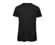 T-shirt pour homme en coton biologique à manches courtes 140 g/m² B&C couleur noir