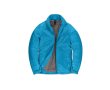 Veste en polyester pour femme imperméable et coupe-vent B&C couleur bleu lagon