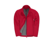 Veste softshell stretch pour femme en polyester 300 g/m² B&C couleur rouge