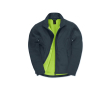 Veste softshell stretch pour homme en polyester 300 g/m² B&C couleur bleu marine