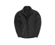 Veste softshell stretch pour homme en polyester 300 g/m² B&C couleur noir