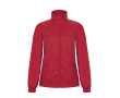 Veste pour femme en polyester imperméable et coupe-vent B&C couleur rouge