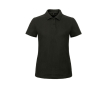 Polo pour femme en coton piqué à manches courtes 180 g/m² B&C couleur noir