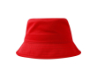 Bonnet enfant en sergé de coton avec protection UV 280 g/m² couleur rouge
