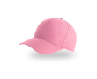 Casquette pour enfants en polyester recyclé de baseball 220 g/m² couleur rose clair
