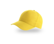 Casquette pour enfants en polyester recyclé de baseball 220 g/m² couleur jaune