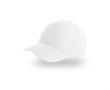 Casquette pour enfants en polyester recyclé de baseball 220 g/m² couleur blanc