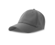 Casquette en polyester recyclé et élasthanne, dry tech 195 g/m² couleur gris foncé