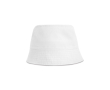Bob en coton recyclé avec deux œillets 260 g/m² couleur blanc