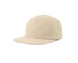 Casquette vintage en coton recyclé avec visière plate 260 g/m² couleur kaki