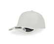 Casquette fabriquée à partir de bouteilles avec visière 115 g/m² couleur blanc