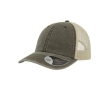 Casquette de camionneur vintage en coton avec maille arrière 250 g/m² couleur vert olive