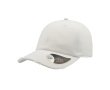 Casquette en coton style américain années 90 avec effet usé 280 g/m² couleur blanc