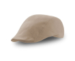 Béret équestre en coton brossé avec fermeture velcro 235 g/m² couleur kaki