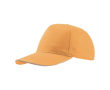 Casquette en coton léger avec visière contrastée en couleur 160 g/m² couleur jaune