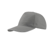 Casquette en coton léger avec visière contrastée en couleur 160 g/m² couleur gris clair