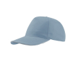 Casquette en coton léger avec visière contrastée en couleur 160 g/m² couleur bleu ciel