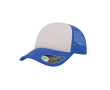 Casquette en polyester avec visière incurvée et rembourrée 80 g/m² couleur bleu roi