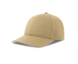 Casquette en coton recyclé et bio avec visière avec détails couleur kaki