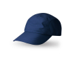 Casquette en polyester recyclé résistant à l'eau 85 g/m2 couleur bleu marine