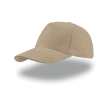Casquette en sergé de coton brossé avec fermeture arrière à boucle couleur kaki