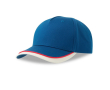 Casquette de baseball pour enfants en coton bio 260 g/m2 couleur bleu roi