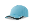 Casquette de baseball pour enfants en coton bio 260 g/m2 couleur bleu ciel