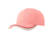 Casquette de baseball pour enfants en coton bio 260 g/m2 couleur rose clair