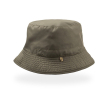 Chapeau de pêcheur réversible en polyester avec intérieur coloré couleur vert olive