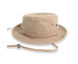 Casquette en coton recyclé et bio avec cordon 260 g/m2 couleur kaki