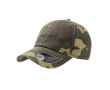 Casquette de baseball en sergé de coton avec œillets 250 g/m2 couleur camouflage